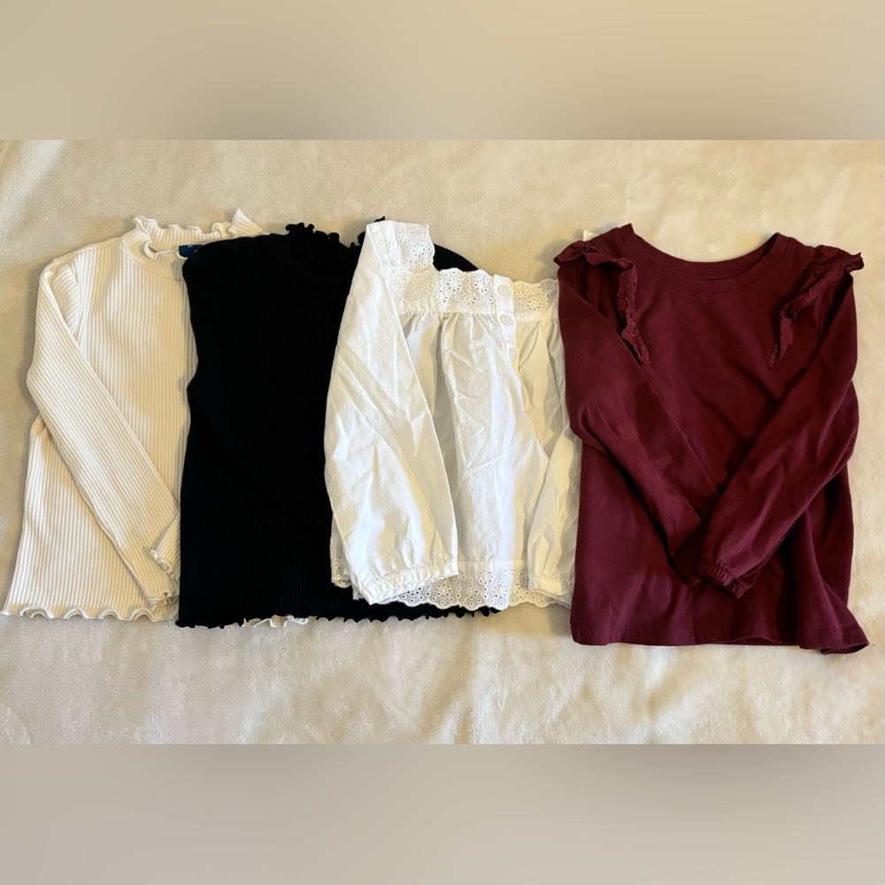 Girls Long Sleeve 3t Top Bundle